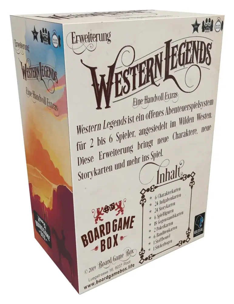 Western Legends Erweiterung - Eine Handvoll Extras