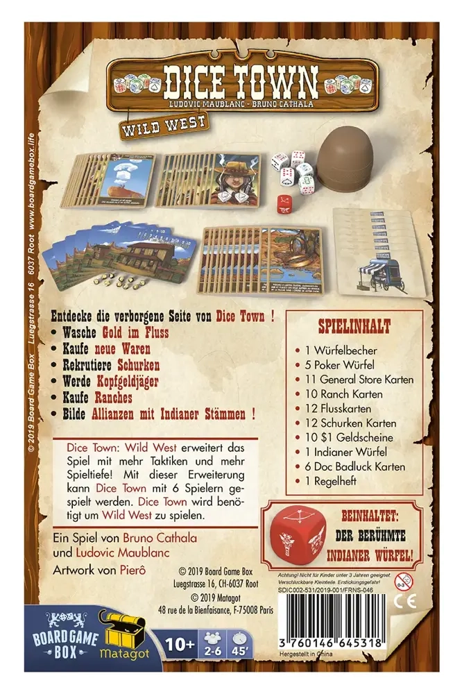 Dice Town Erweiterung - Wild West