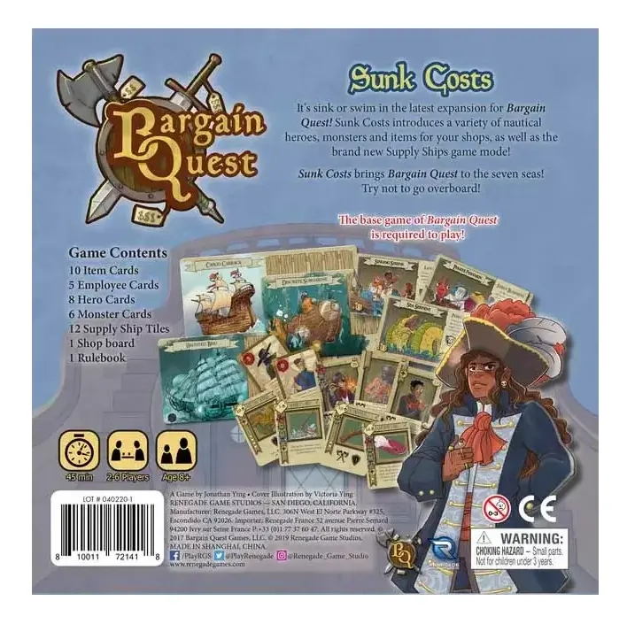 Bargain Quest - Sunk Costs - Expansion - EN