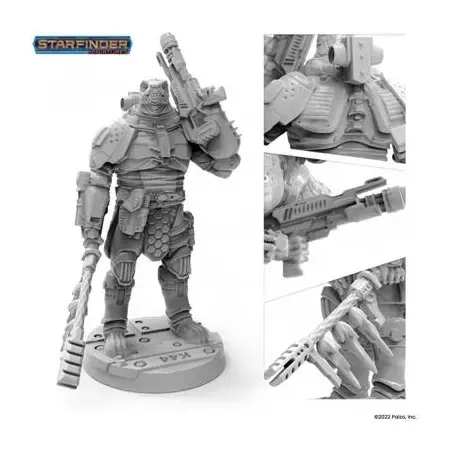 Starfinder Miniatures: Obozaya, Vesk Soldier - EN