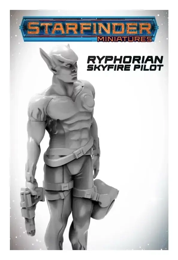 Starfinder Miniatures: Ryphorian Skyfire Pilot - EN