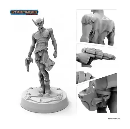 Starfinder Miniatures: Ryphorian Skyfire Pilot - EN