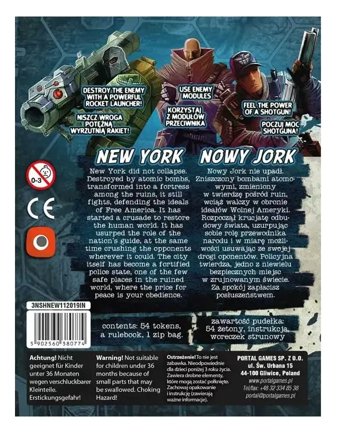 Neuroshima Hex! 3.0 Expansion - New York - EN