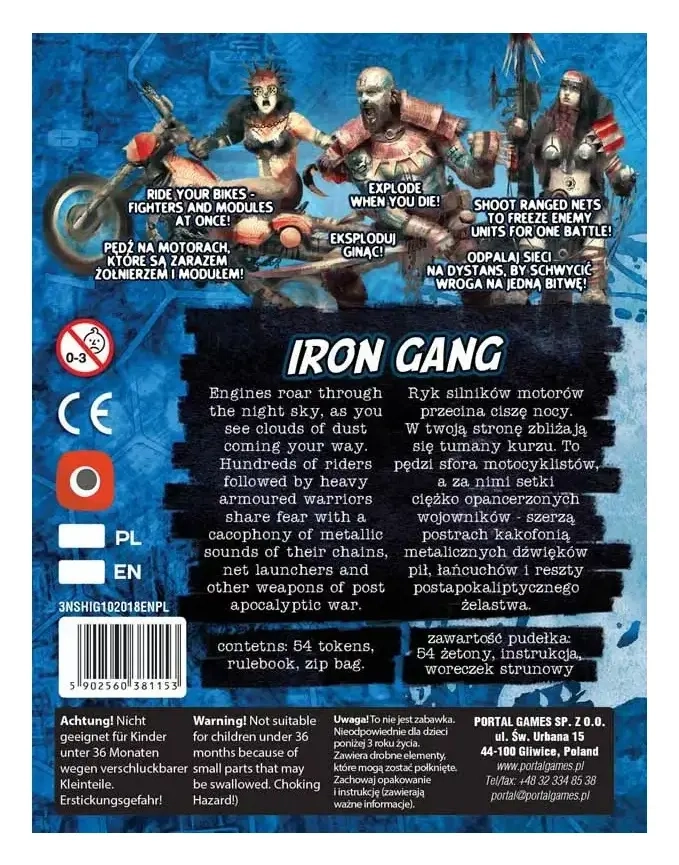 Neuroshima Hex! 3.0 Expansion - Iron Gang - EN