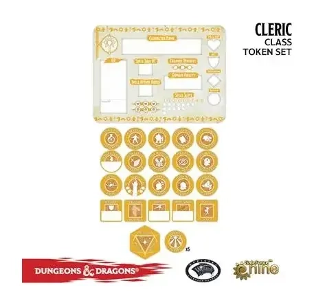 Dungeon & Dragons: Cleric Token Set