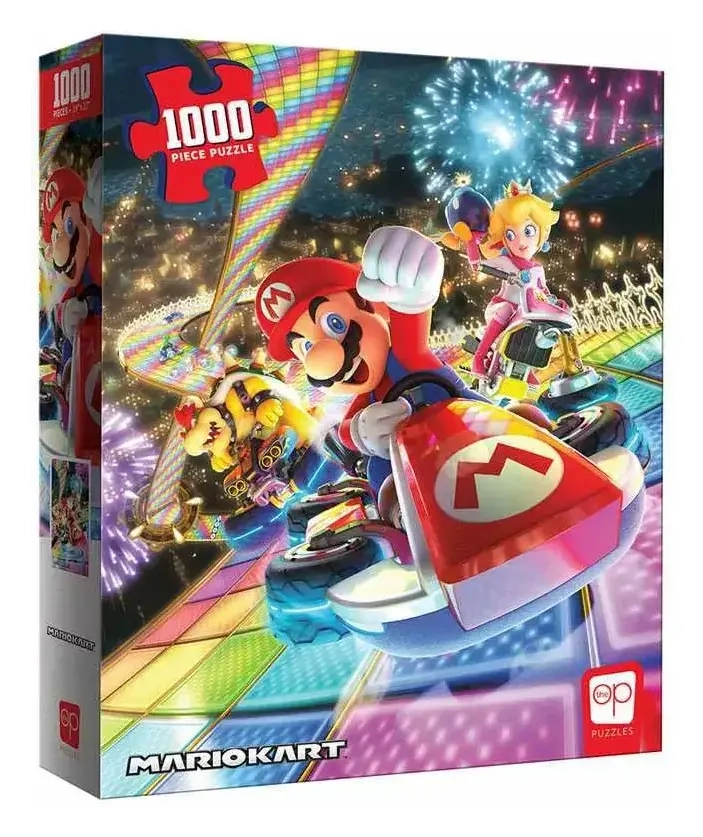 Mario Kart Rainbow Road - 1000 Piece Puzzle