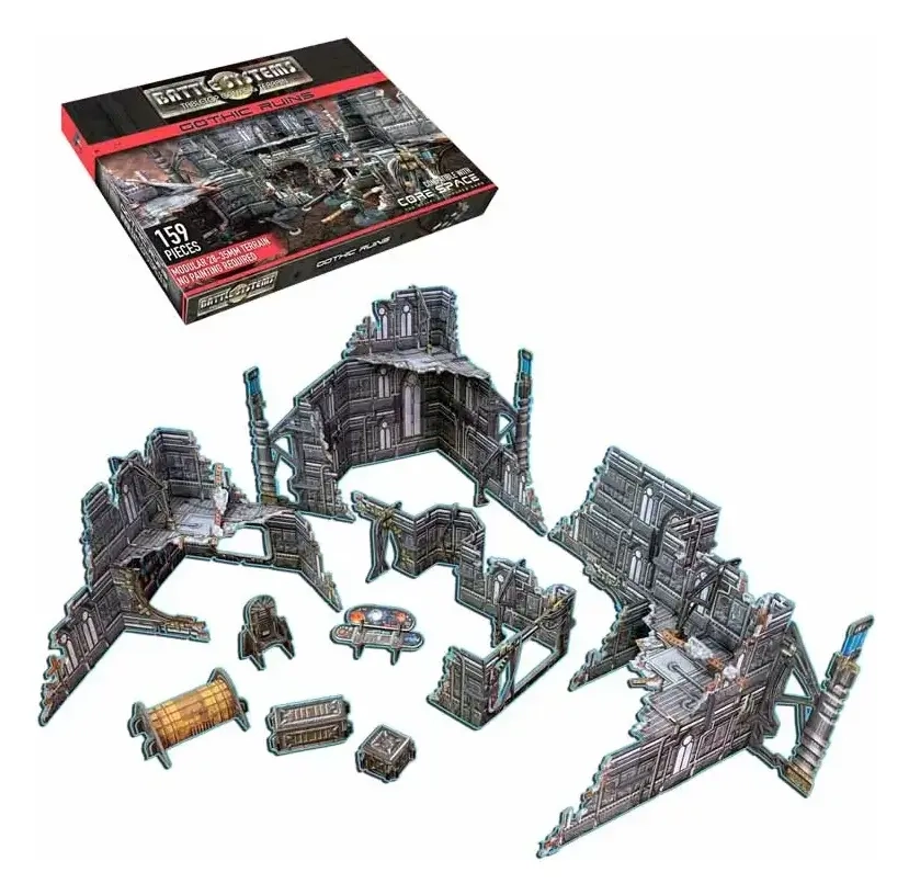 Battle Systems - Sci-fi Terrain - Gotische Ruinen - EN