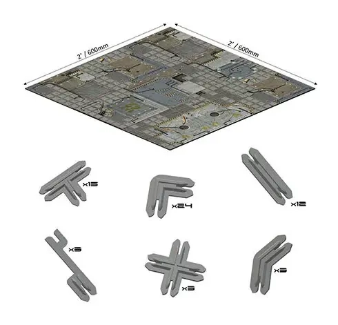 Sci-fi Terrain - Alte Raumstation