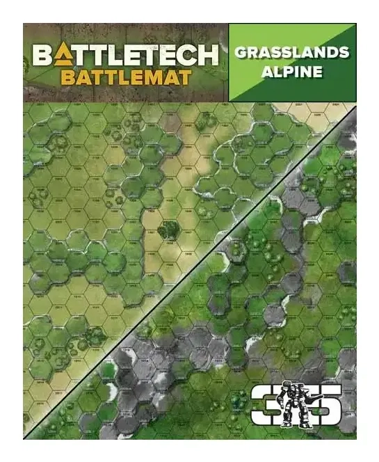 BattleTech Neoprene Battle Mat Grasslands Alpine