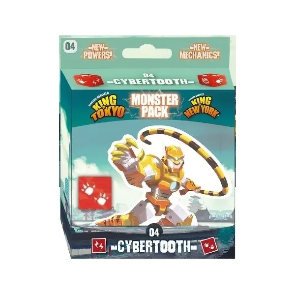 King of Tokyo & King of New York Monster Pack - Cyber tooth - Expansion - EN