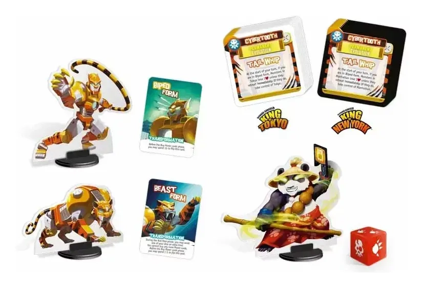 King of Tokyo & King of New York Monster Pack - Cyber tooth - Expansion - EN