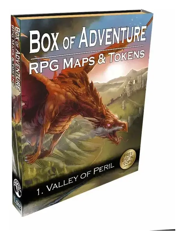 Loke Battle Mats' Box of Adventure - Valley of Peril - EN