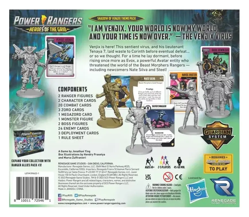 Power Rangers Heroes of the Grid Shadow of Venjix - Expansion - EN