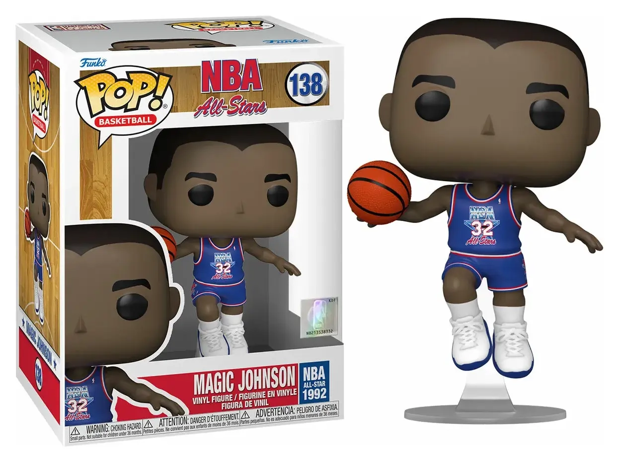 Funko POP! NBA Legends - Magic Johnson (Blue All Star Uni 1991)