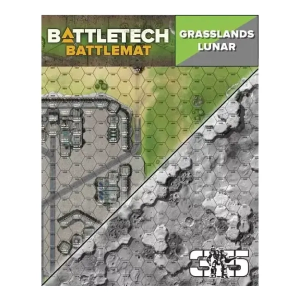 BattleTech Battle Mat Grasslands Lunar