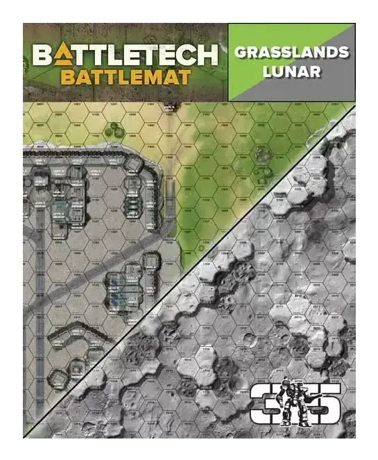 BattleTech Battle Mat Grasslands Lunar