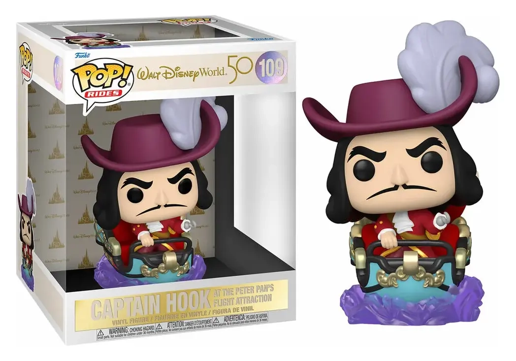 Funko POP! Ride WDW50 - Hook on Peter Pan Flight