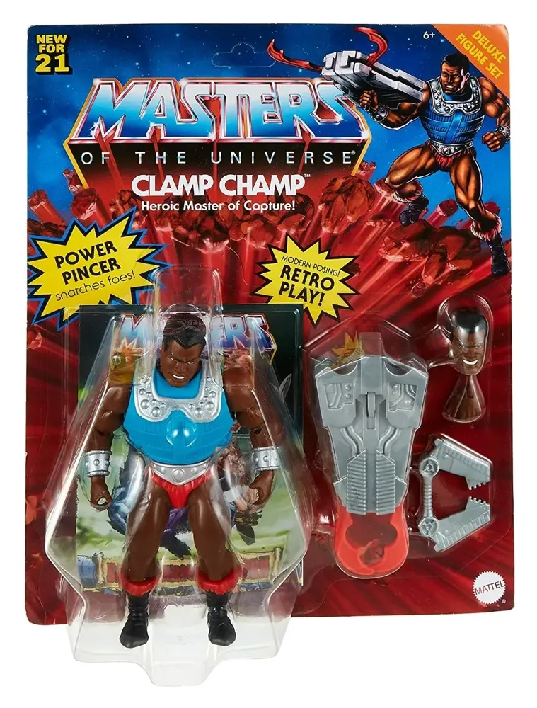 Masters of the Universe Deluxe Actionfigur 2021 Clamp Champ 14 cm