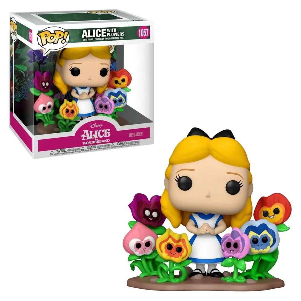 Funko POP! Deluxe Alice 70th Alice w/Flowers Vinyl Figure