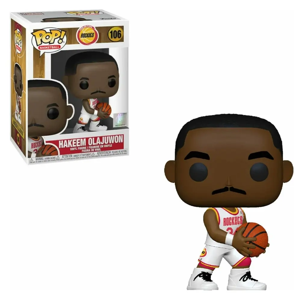 Funko POP! NBA: Legends - Hakeem Olajuwon (Rockets Home) Vinyl Figure 10cm