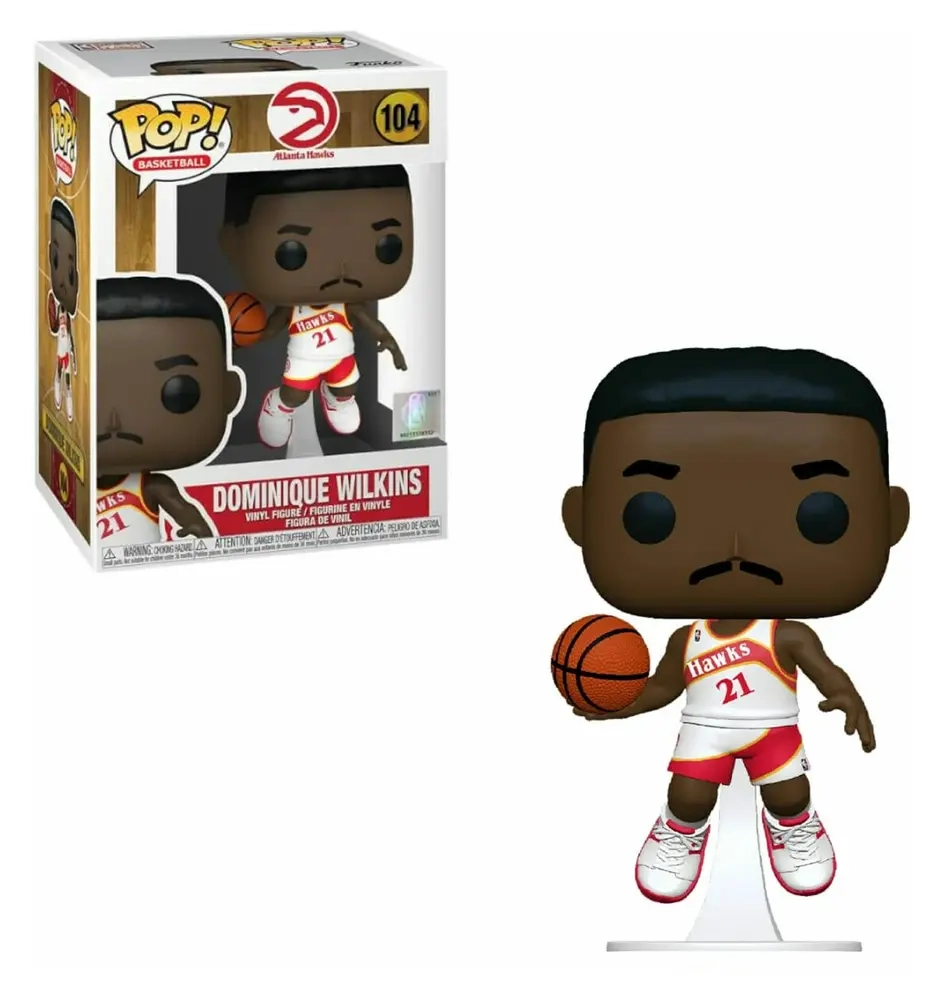 Funko POP! NBA: Legends - Dominique Wilkins (Hawks Home) Vinyl Figure 10cm