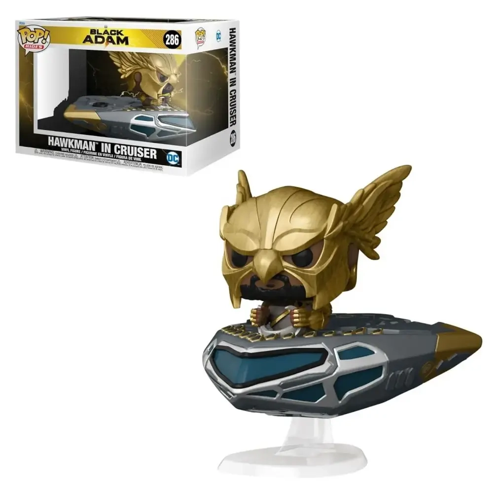 Funko POP! Ride SUPDLX Black Adam - Hawkman in Cruiser