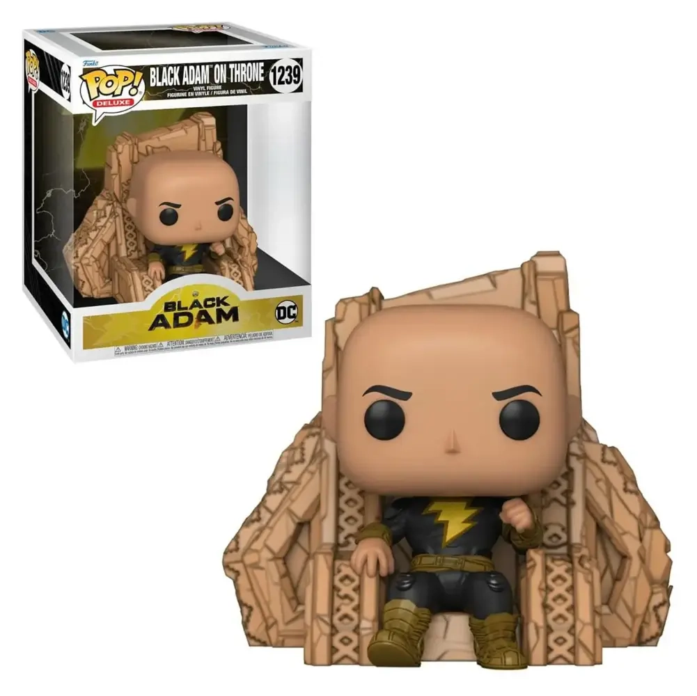 Funko POP! Deluxe Black Adam - Black Adam on Throne