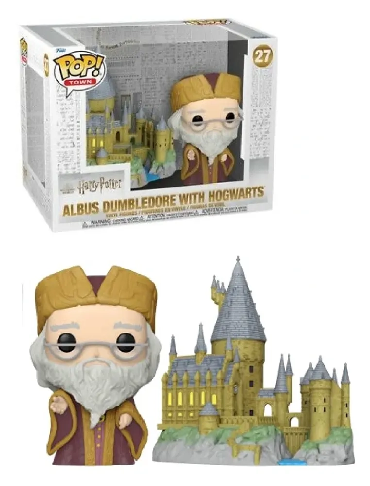 POP Town: Harry Potter Anniversary- Dumbledore w/Hogwarts