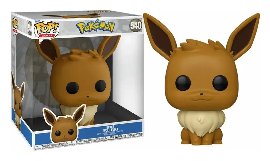 Funko POP Jumbo: Pokemon - Eevee (EMEA)