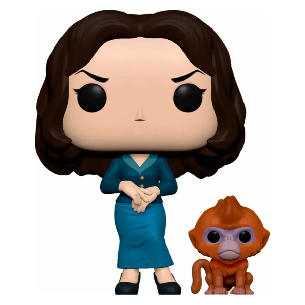 Funko POP! POP&Buddy: His Dark Materials - Mrs. Coulter w/ Ozymandias Vinyl Figure 10cm