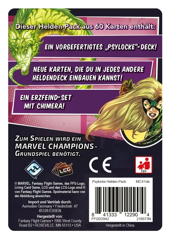 Marverl Champions: Psylocke - Das Kartenspiel