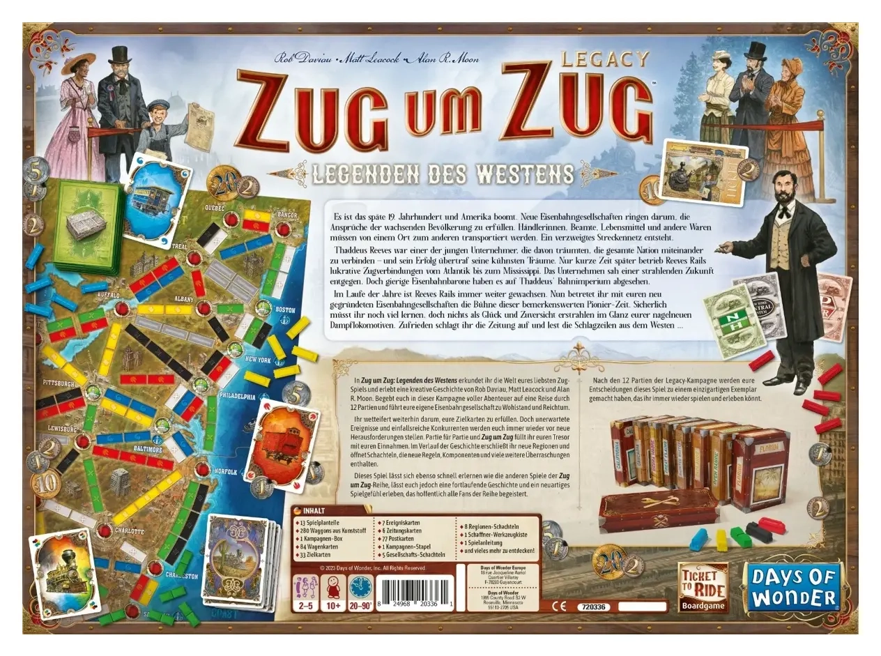 Zug um Zug Legacy: Legenden des Westens