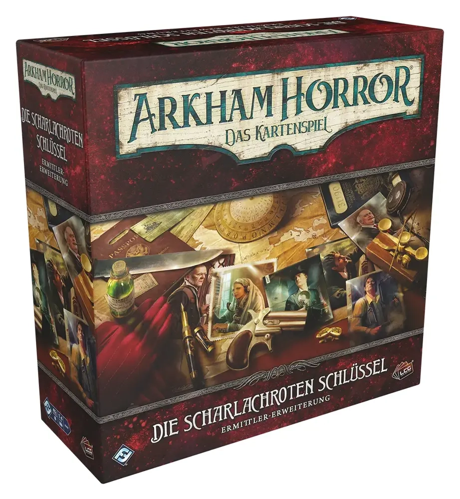 Arkham Horror Kartenspiel -  Die scharlachroten Schlüssel Ermittler-Erweiterung