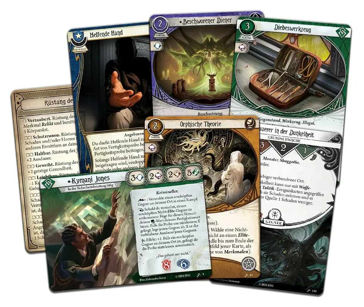 Arkham Horror Kartenspiel -  Die scharlachroten Schlüssel Ermittler-Erweiterung