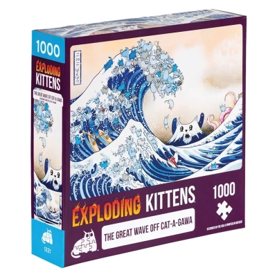 Exploding Kittens - The Great Wave of Cat-a-gawa - Puzzle