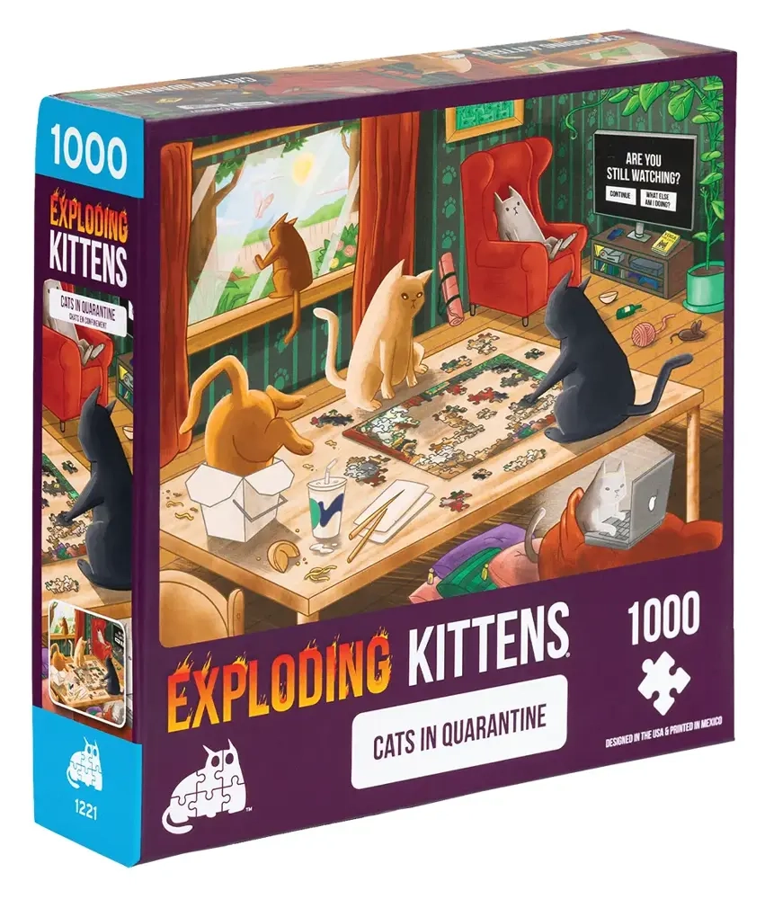 Exploding Kittens Cats in Quarantine Puzzle