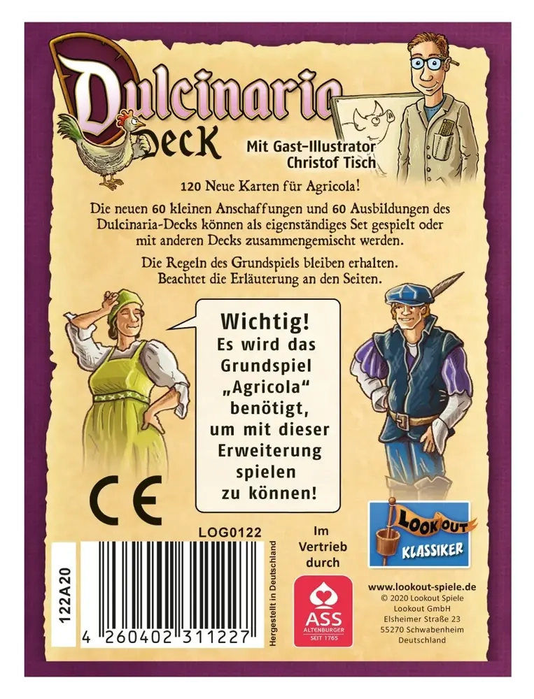 Agricola Erweiterung - Dulcinaria-Deck