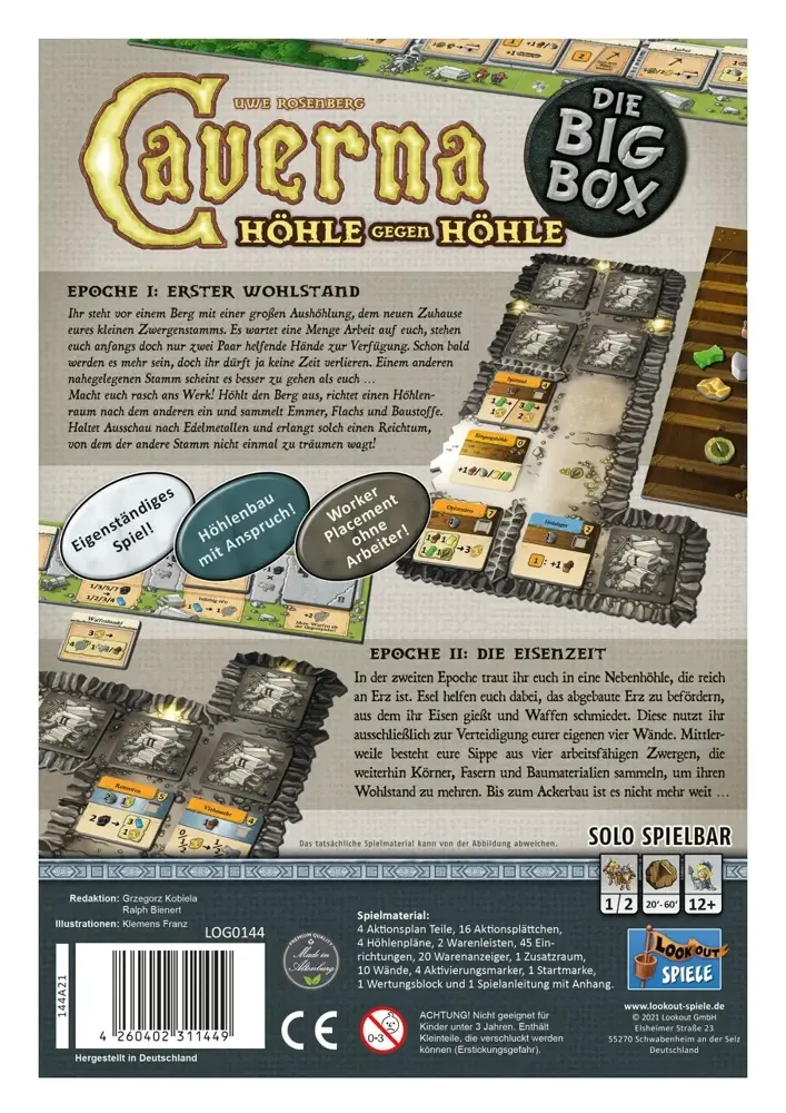 Caverna - Höhle gegen Höhle - Big Box (inkl. Epoche 1 & 2)