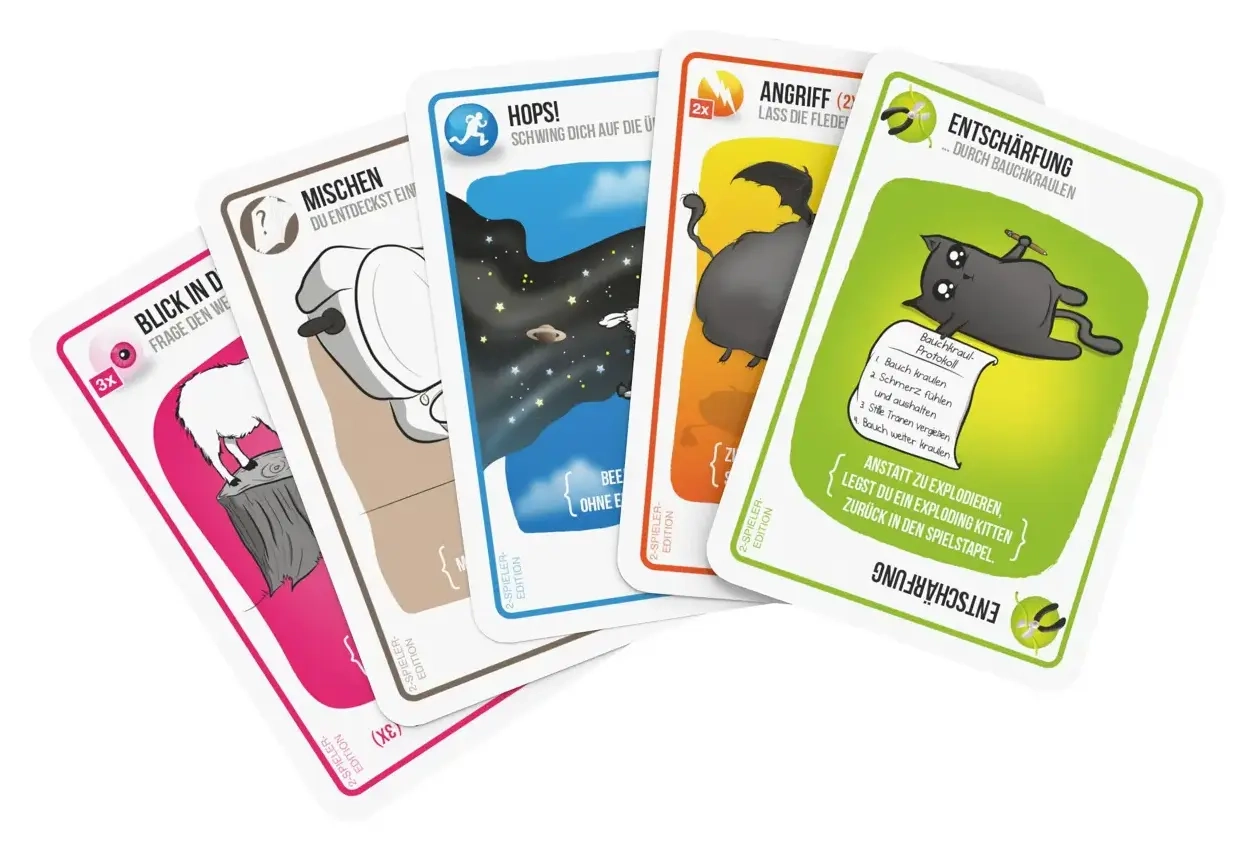 Exploding Kittens: 2 Spieler Edition