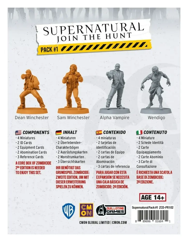 Zombicide 2. Edition – Supernatural: Join the Hunt Pack 1