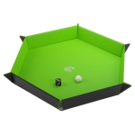 Magnetic Dice Tray Hexagonal Black/Green