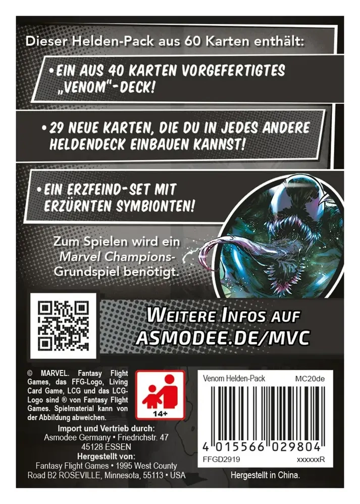 Marvel Champions - Das Kartenspiel - Venom - Erweiterung