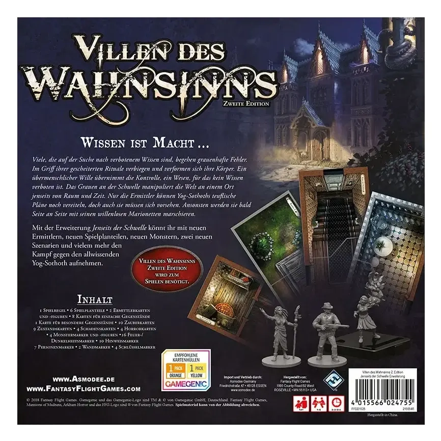 Villen des Wahnsinns 2. Edition - Jenseits der Schwelle - Erweiterung