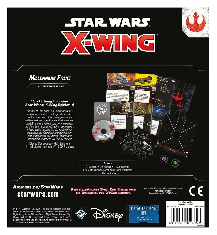 Star Wars: X-Wing 2.Edition - Millennium Falke Erweiterungspack