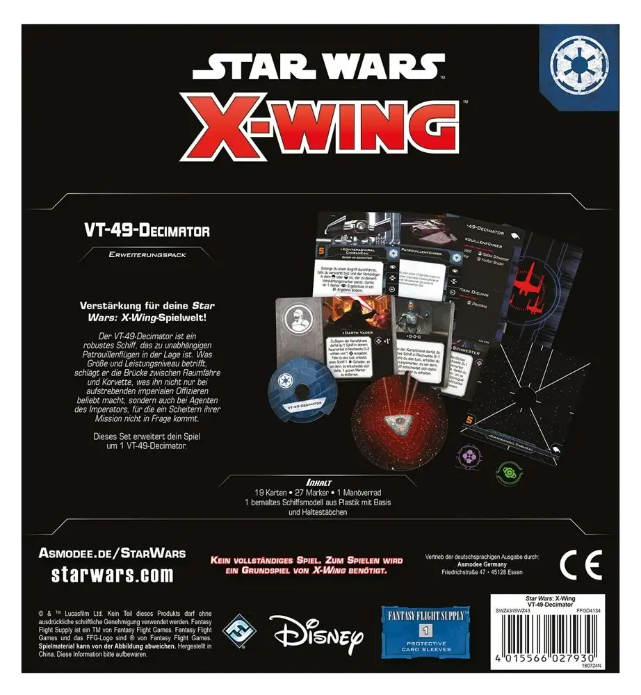 Star Wars: X-Wing 2.Edition - VT-49-Decimator Erweiterungspack