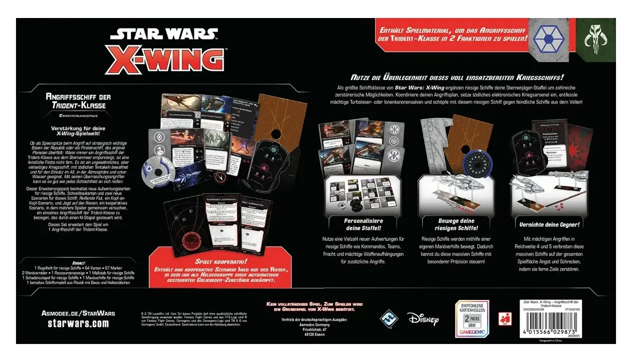 Star Wars: X-Wing 2.Ed. - Angriffsschiff der Trident-Klasse 