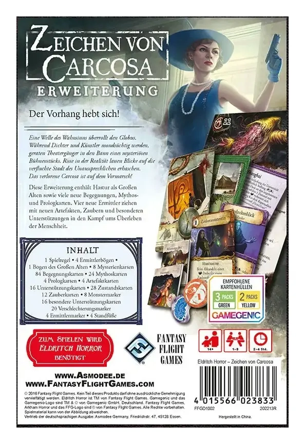 Eldritch Horror - Zeichen von Carcosa - Erweiterung