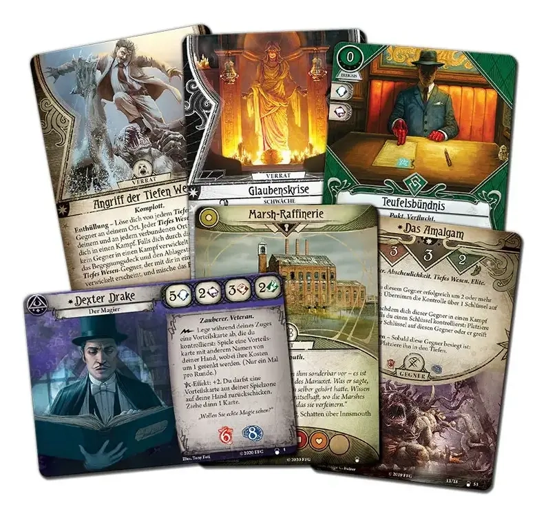 Arkham Horror - Das Kartenspiel Erweiterung - Die Innsmouth-Verschwörung