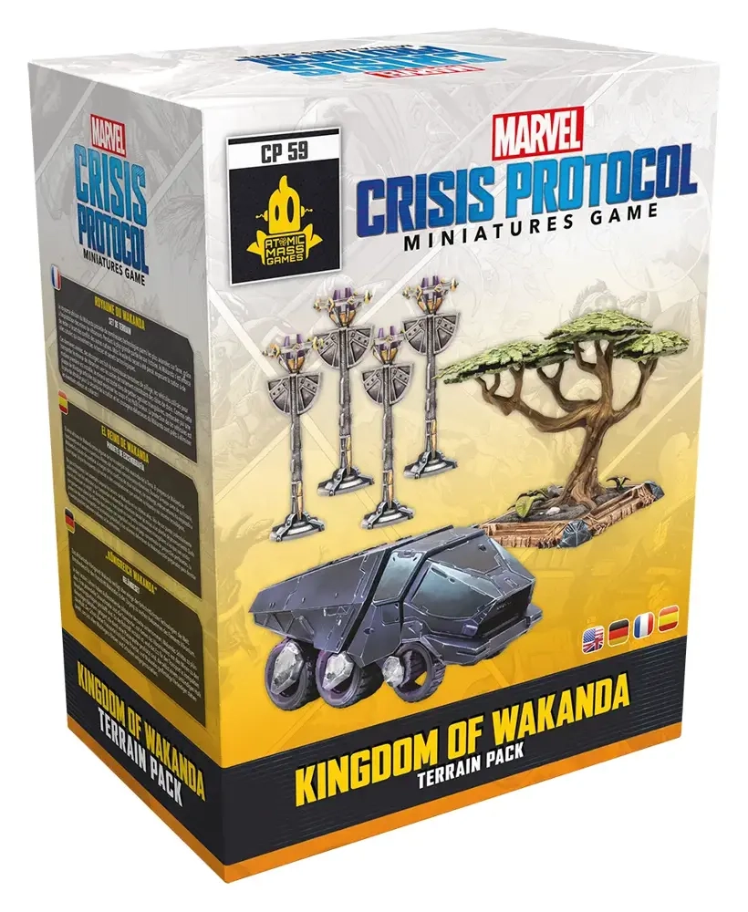 Marvel Crisis Protocol: Kingdom of Wakanda Terrain Pack (Geländeset Königreich Wakanda)