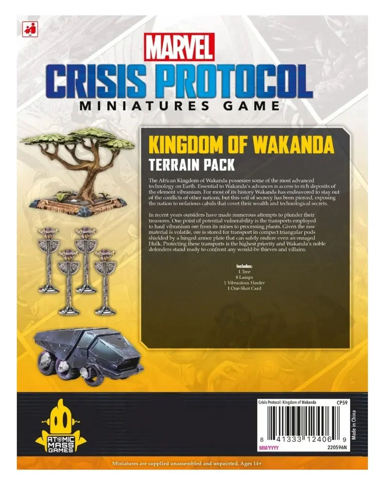 Marvel Crisis Protocol: Kingdom of Wakanda Terrain Pack (Geländeset Königreich Wakanda)